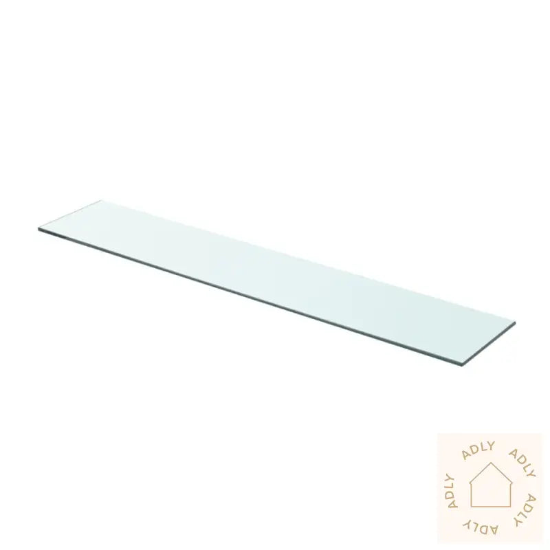 Hyllepaneler 2 Stk Klart Glass 80X15 Cm