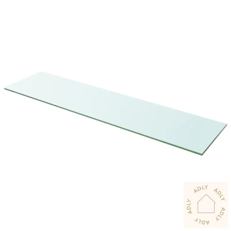 Hyllepaneler 2 Stk Klart Glass 100X25 Cm