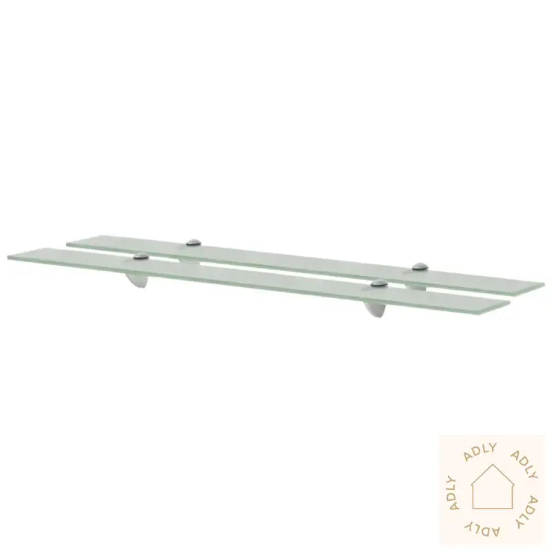 Flytende Hyller 2 Stk Glass 90X10 Cm 8 Mm