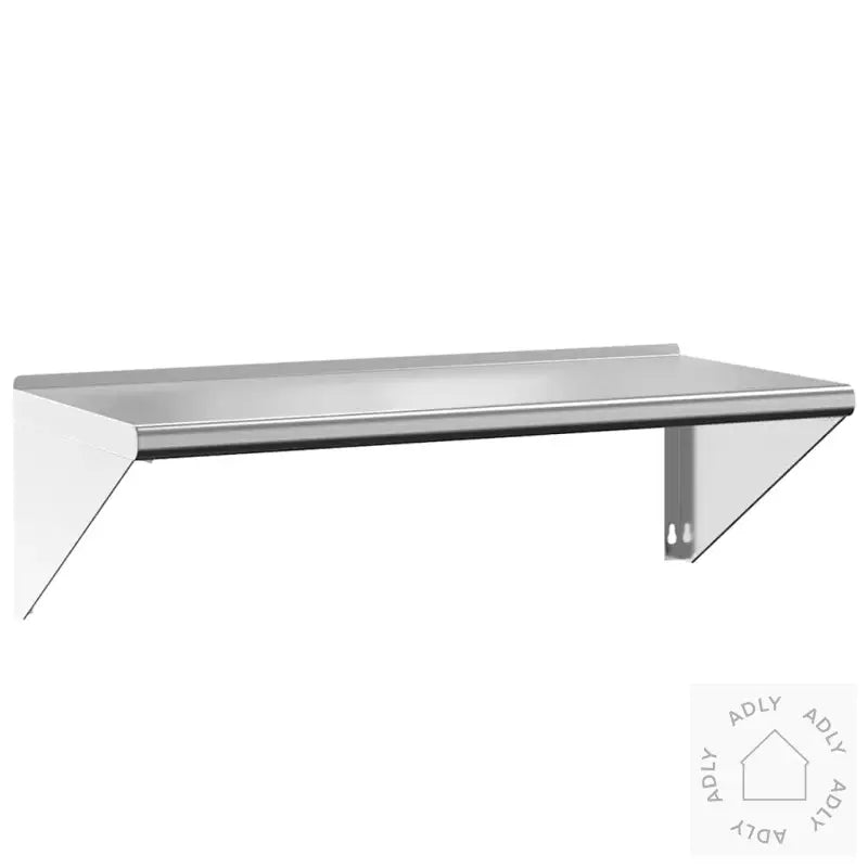 Vegghylle 100X45X31 Cm Sølv Rustfritt Stål