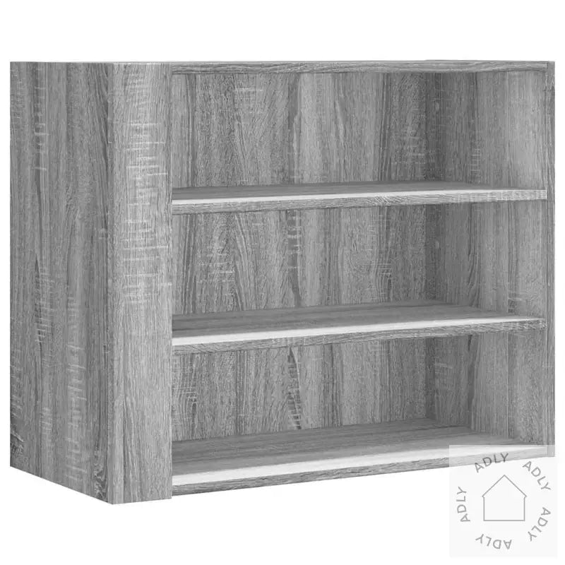 Veggskap Grå Sonoma 75X35X60 Cm Konstruert Tre