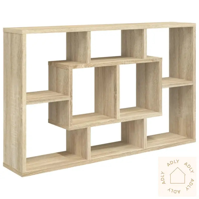 Vegghylle Sonoma Eik 85X16X52,5 Cm Konstruert Tre