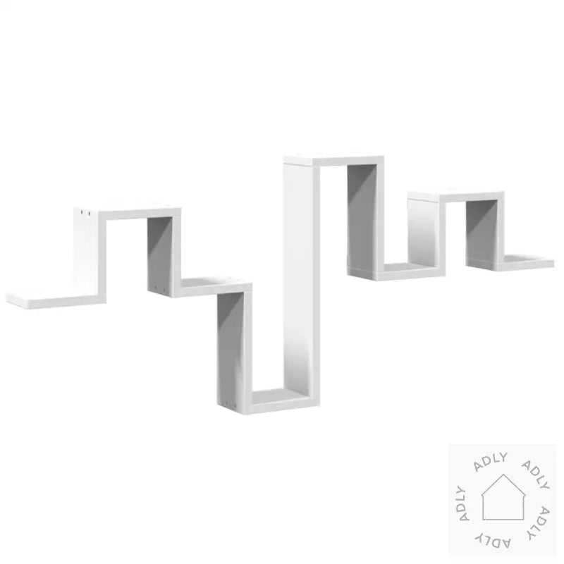 Vegghylle Hvit 104,5X10X43 Cm Sponplate