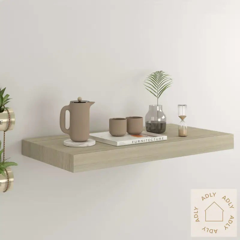 Flytende Vegghylle Eik 50X23X3,8 Cm Mdf