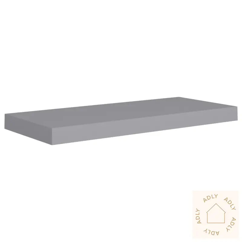 Flytende Vegghylle Grå 60X23,5X3,8 Cm Mdf