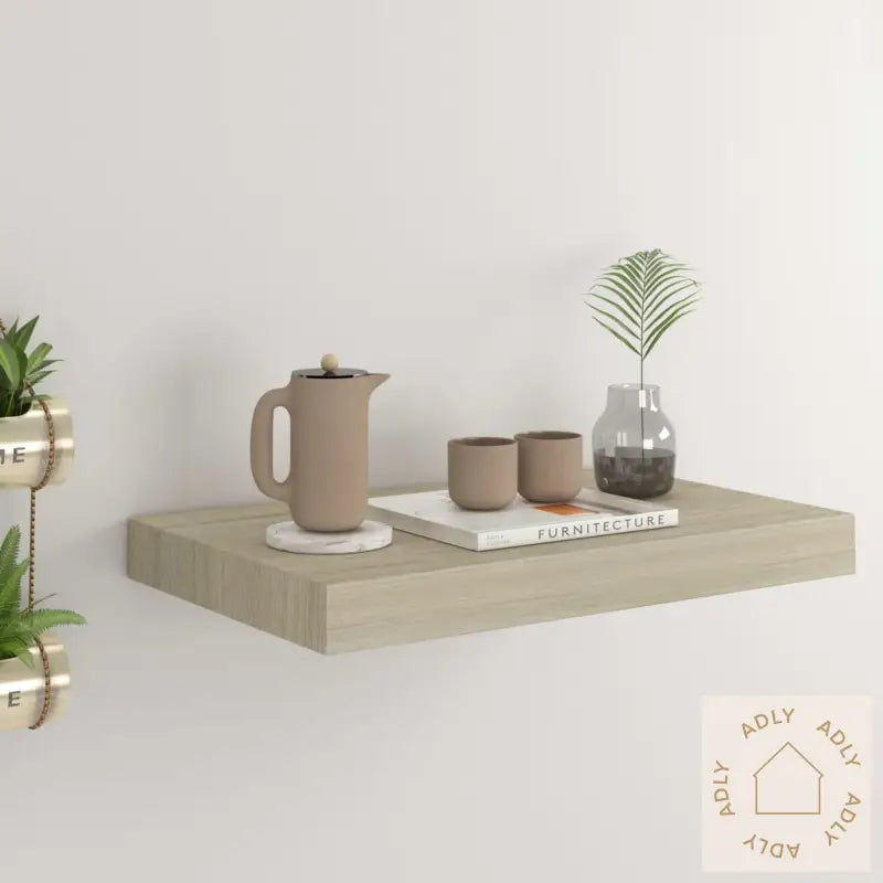 Flytende Vegghylle Eik 40X23X3,8 Cm Mdf