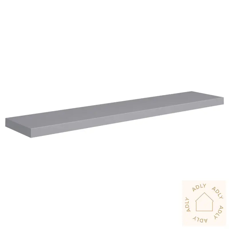 Flytende Vegghylle Grå 120X23,5X3,8 Cm Mdf