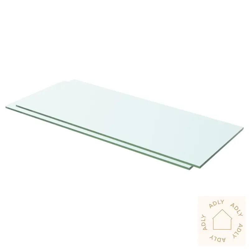 Hyllepaneler 2 Stk Klart Glass 60X20 Cm