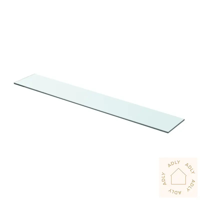 Hyllepaneler 2 Stk Klart Glass 80X12 Cm