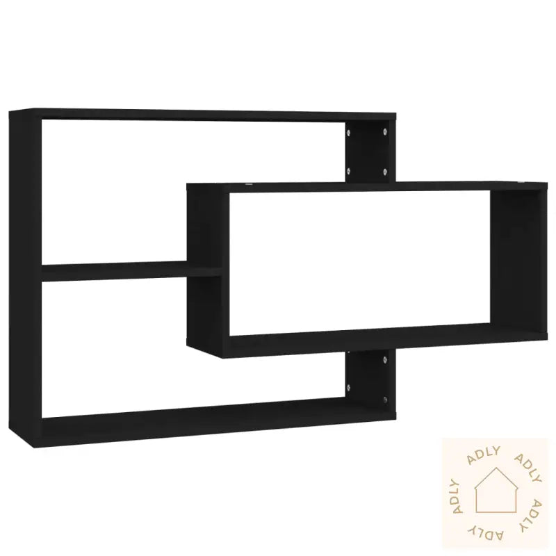 Vegghyller Svart 104X20X58,5 Cm Konstruert Tre