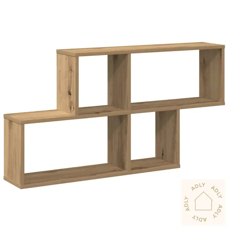Vegghylle Artisan Eik 100X18X53 Cm Konstruert Tre