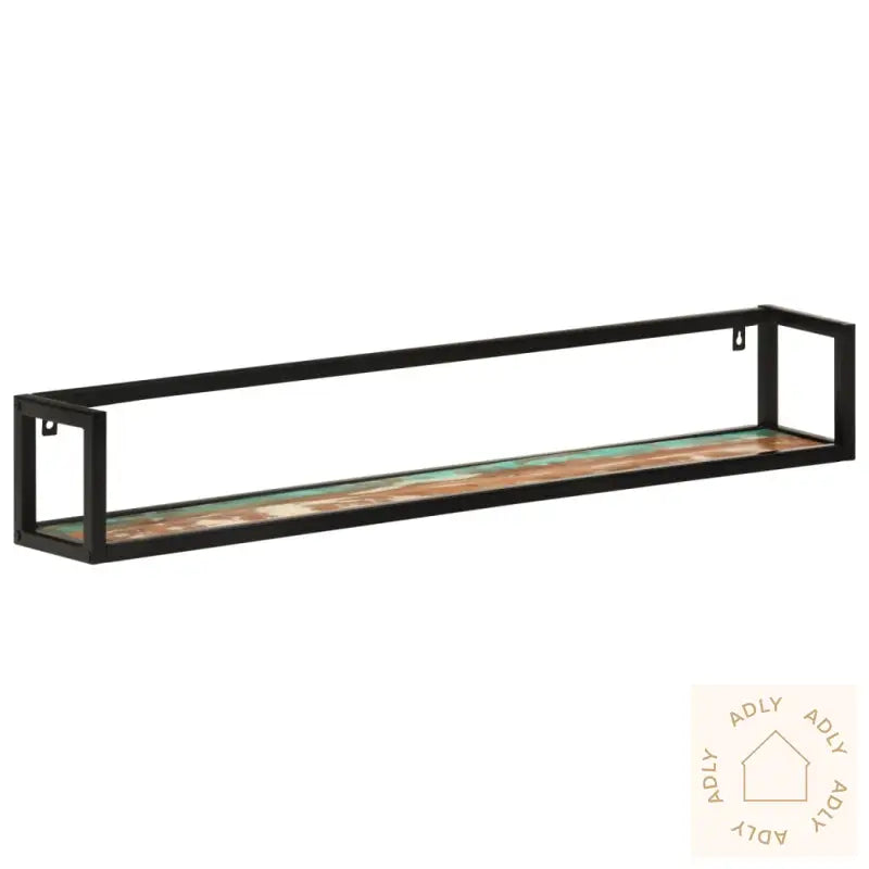 Vegghyller 2 Stk 110X17X17 Cm Gjenvunnet Heltre Og Jern