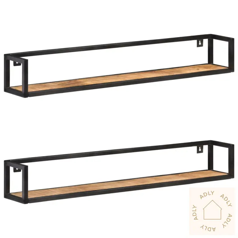 Vegghyller 2 Stk 120 Cm Grov Heltre Mango