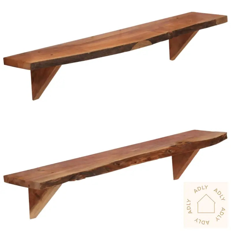 Vegghyller 2 Stk 90X20X18 Cm Heltre Akasie