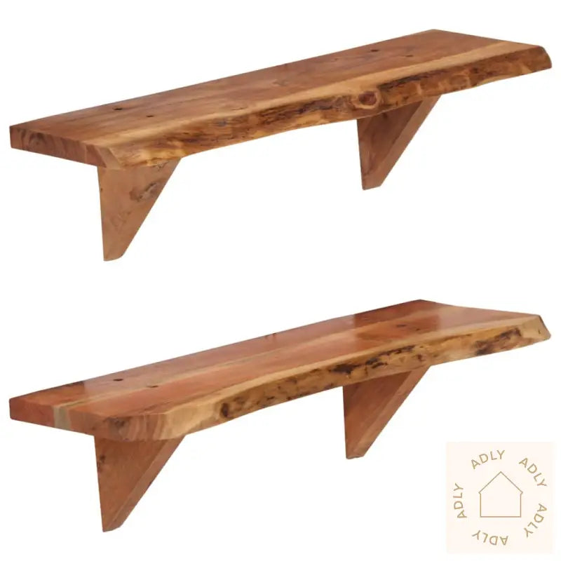 Vegghyller 2 Stk 60X20X18 Cm Heltre Akasie