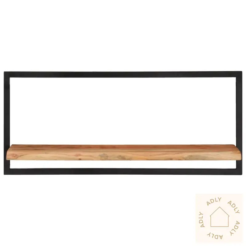 Vegghyller 2 Stk 80X25X35 Cm Heltre Akasie Og Stål