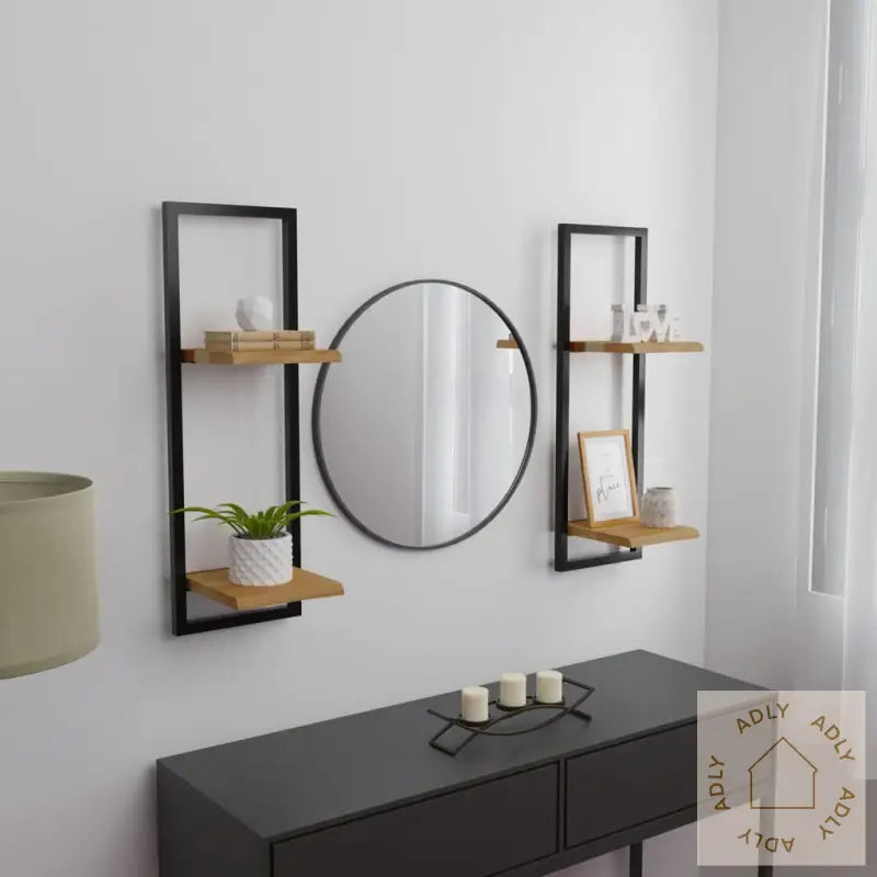 Vegghyller 2 Stk 25X25X75 Cm Heltre Akasie Og Stål