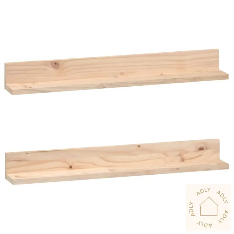 Vegghyller 2 Stk 80X11X9 Cm Heltre Furu