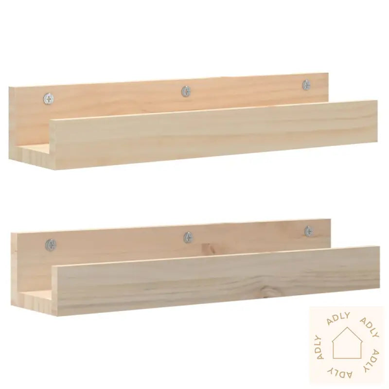 Vegghyller 2 Stk 50X12X9 Cm Heltre Furu