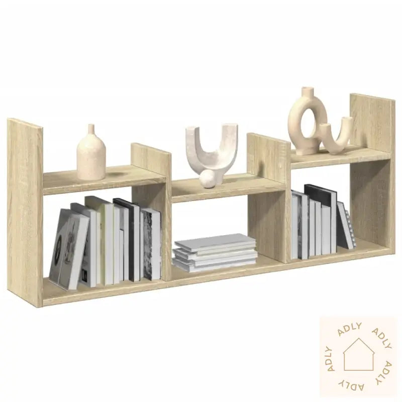 Veggskap 100X18X40 Cm Sonoma Eik Konstruert Tre
