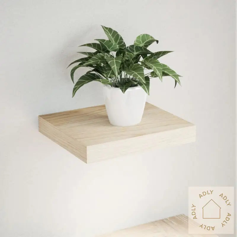 Flytende Hylle 23X23,5X4 Cm Konstruert Tre