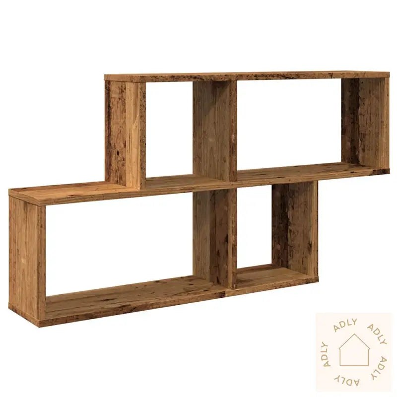 Vegghylle Gammelt Tre 100X18X53 Cm Konstruert Tre