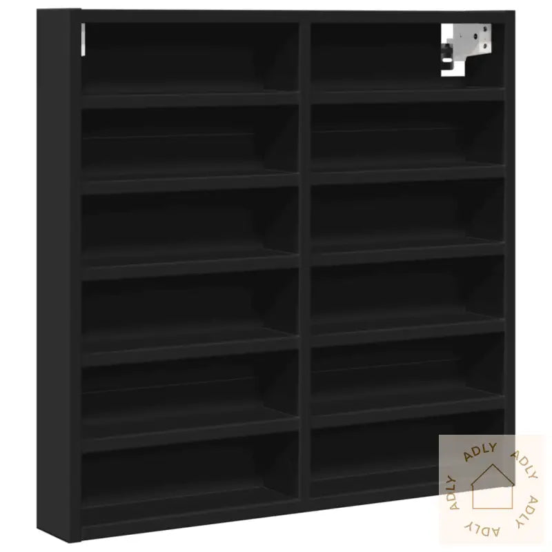 Hyller Svart 60X8,5X58 Cm Konstruert Tre
