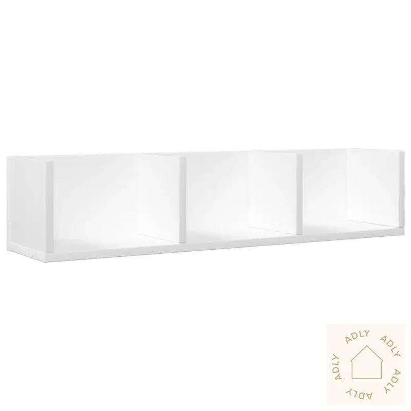 Veggskap Hvit 75X18X16,5 Cm Konstruert Tre