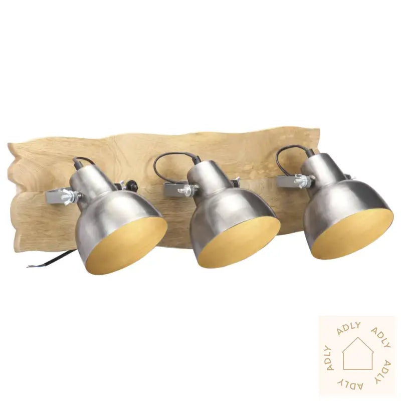 Industriell Vegglampe Sølv 68X23 Cm E27 Mangotre