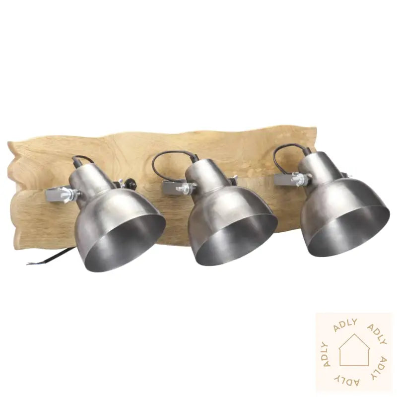 Industriell Vegglampe Sølv 68X23 Cm E27 Mangotre