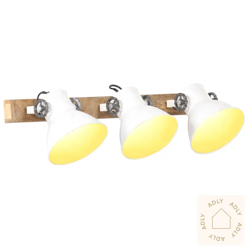 Industriell Vegglampe Hvit 65X25 Cm E27