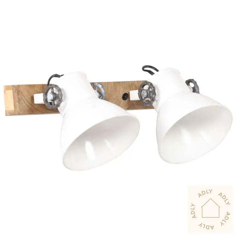 Industriell Vegglampe Hvit 45X25 Cm E27