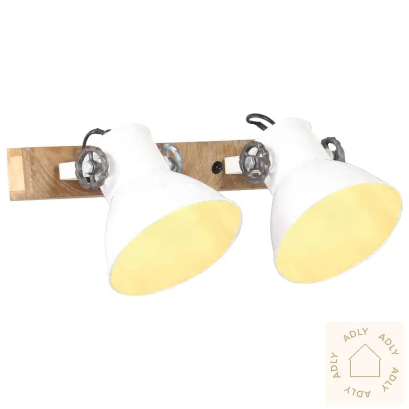 Industriell Vegglampe Hvit 45X25 Cm E27