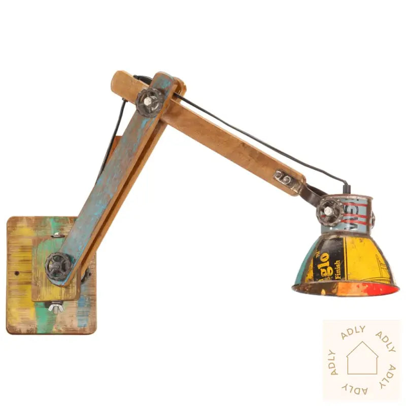 Vegglampe I Industriell Stil Flerfarget Rund E27