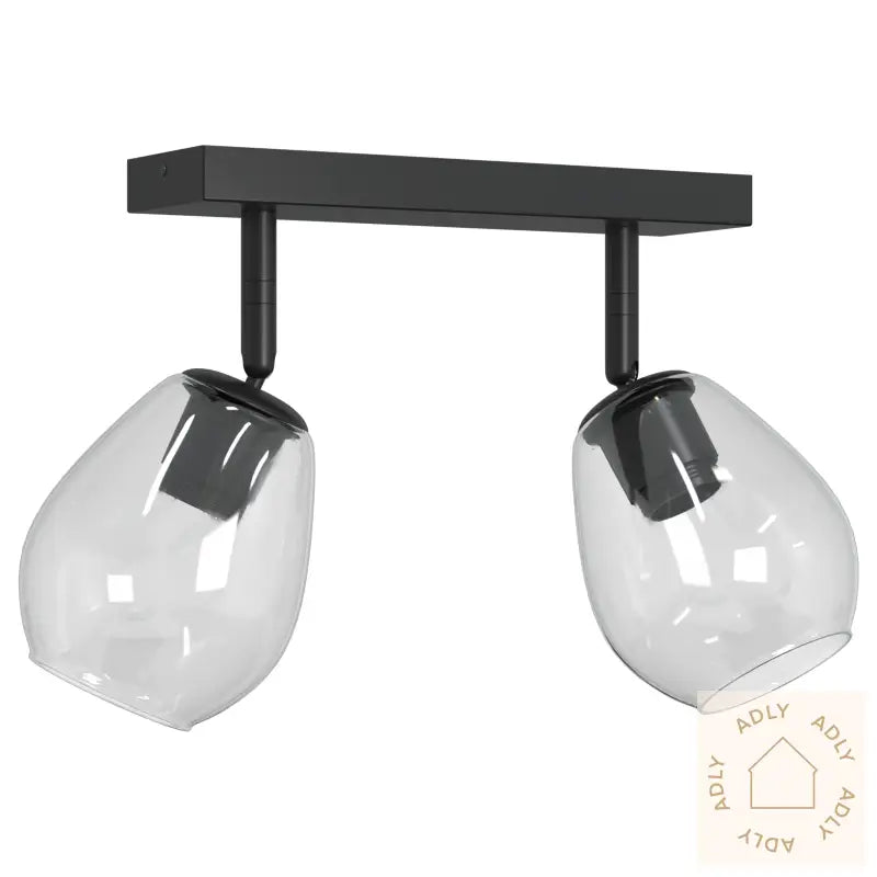 Taklamper Med Justerbar Glasskjerm Anthracite E27