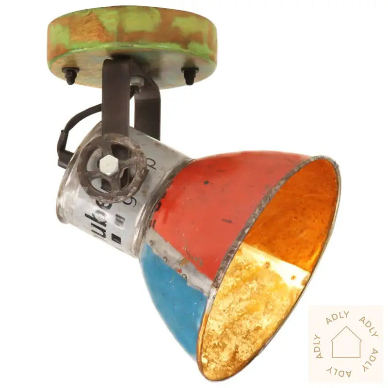 Industrielle Vegg-/Taklamper 2 Stk Gjenvunnet 17X24 Cm E27