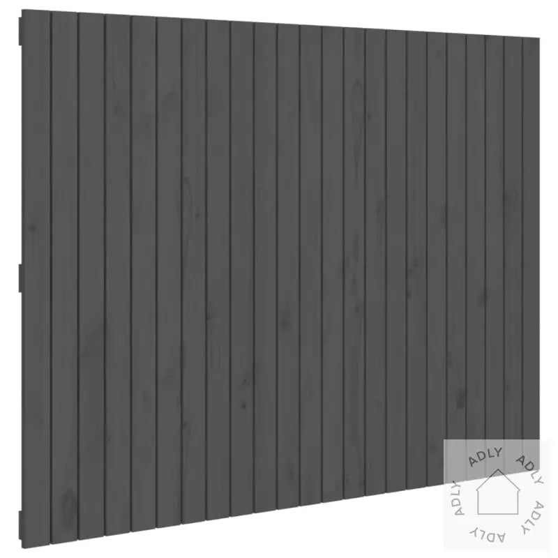 Veggmontert Hodegavl Grå 146,5X3X110 Cm Heltre Furu