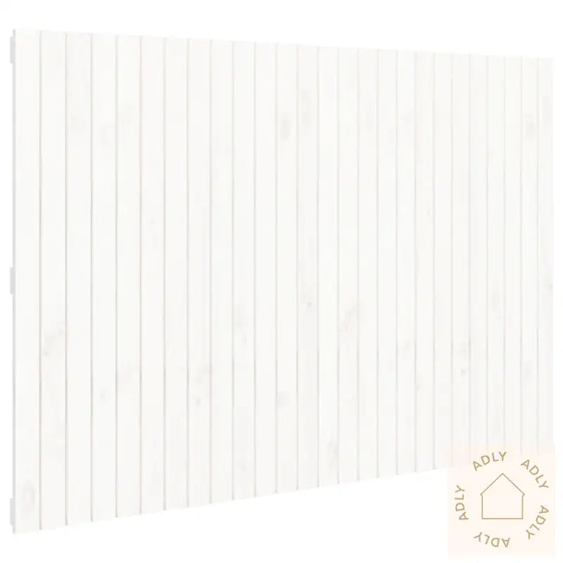 Veggmontert Sengegavl Hvit 166X3X110 Cm Heltre Furu