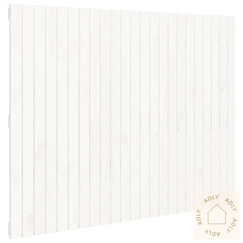 Veggmontert Sengegavl Hvit 146,5X3X110 Cm Heltre Furu