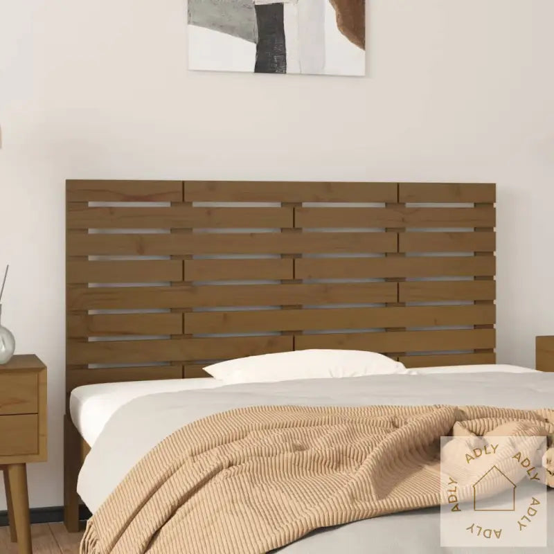 Veggmontert Hodegavl Honningbrun 146X3X63 Cm Heltre Furu