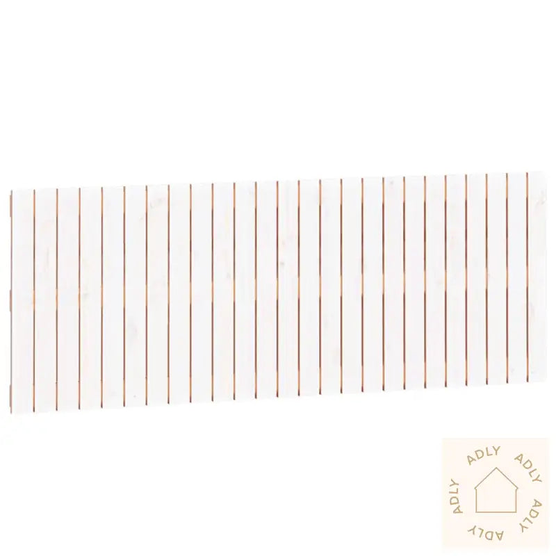 Veggmontert Sengegavl Hvit 159,5X3X60 Cm Heltre Furu