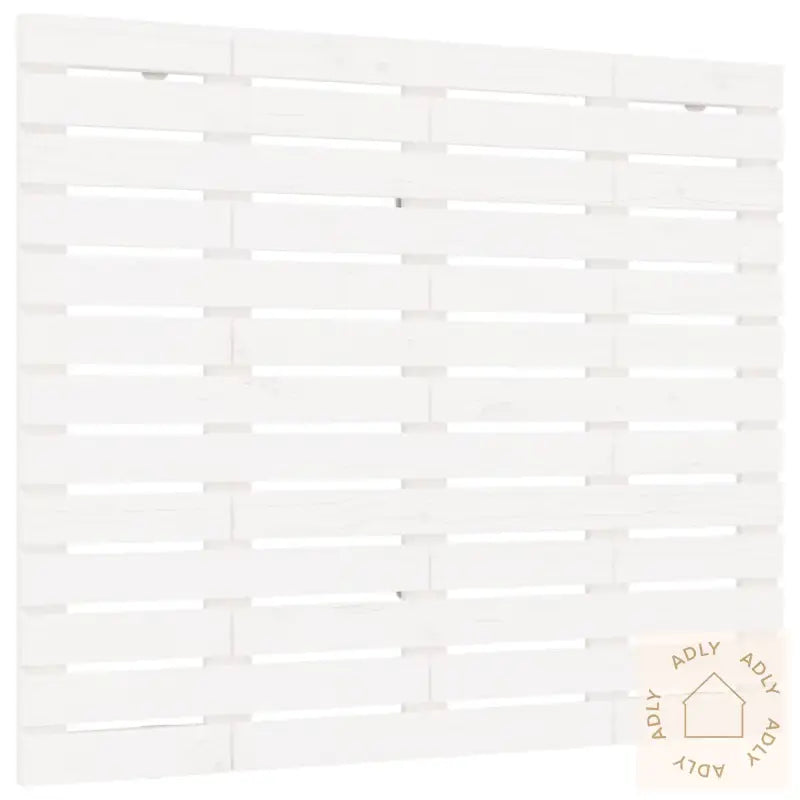 Veggmontert Sengegavl Hvit 96X3X91,5 Cm Heltre Furu