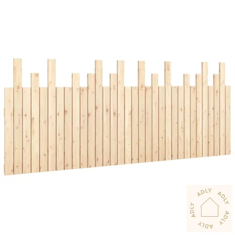Veggmontert Sengegavl 204X3X80 Cm Heltre Furu
