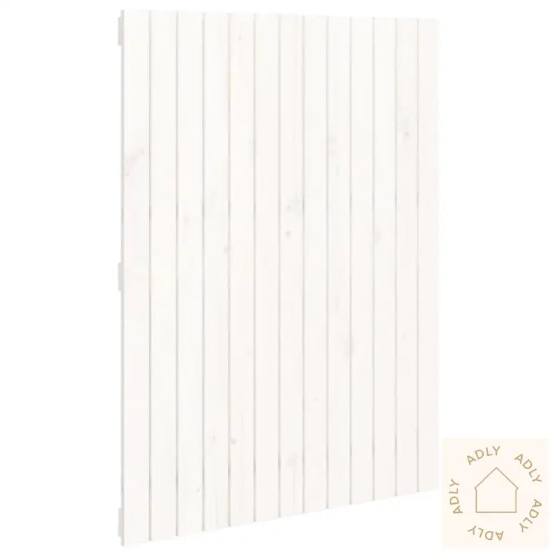 Veggmontert Sengegavl Hvit 82,5X3X110 Cm Heltre Furu