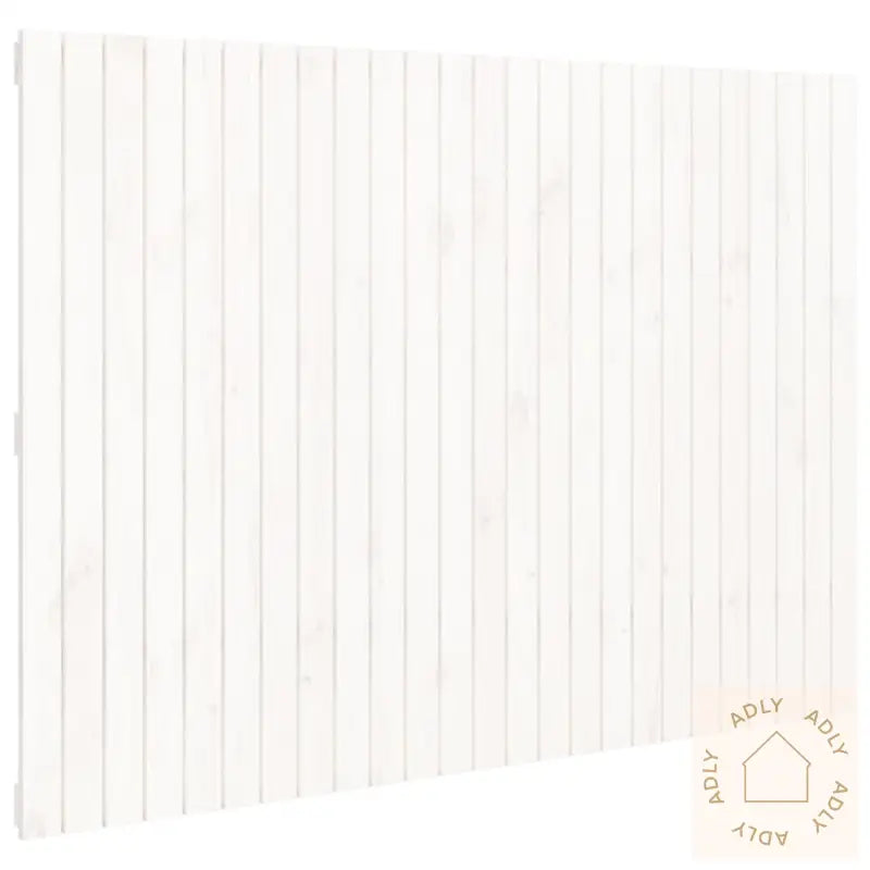 Veggmontert Sengegavl Hvit 159,5X3X110 Cm Heltre Furu