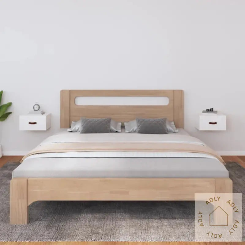 Veggmonterte Nattbord 2 Stk Hvit 40X29,5X22 Cm