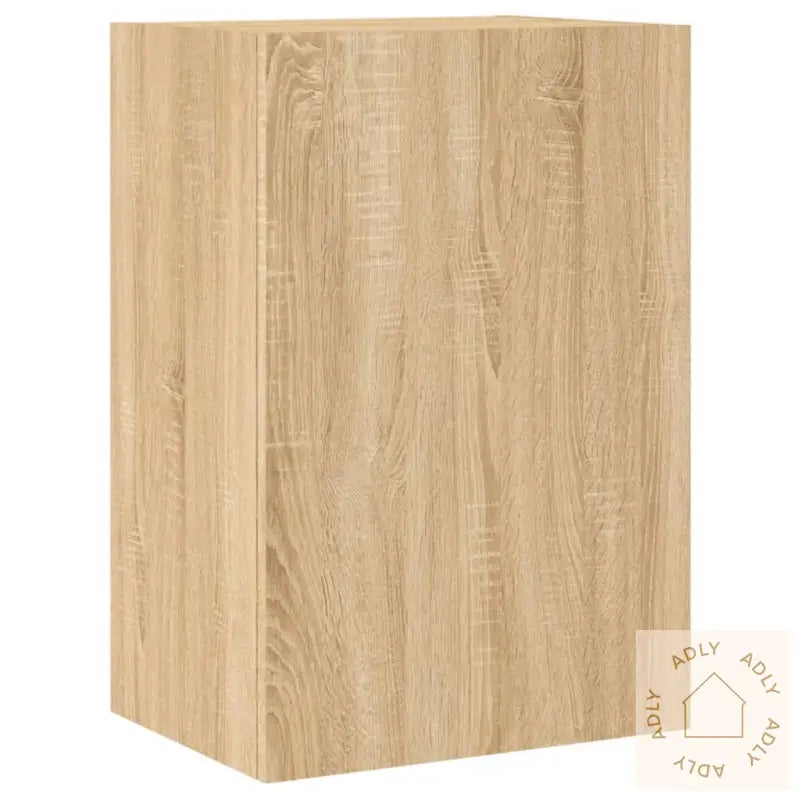 Vegghengt Tv-Benk Sonoma Eik 40,5X30X60 Cm Konstruert Tre