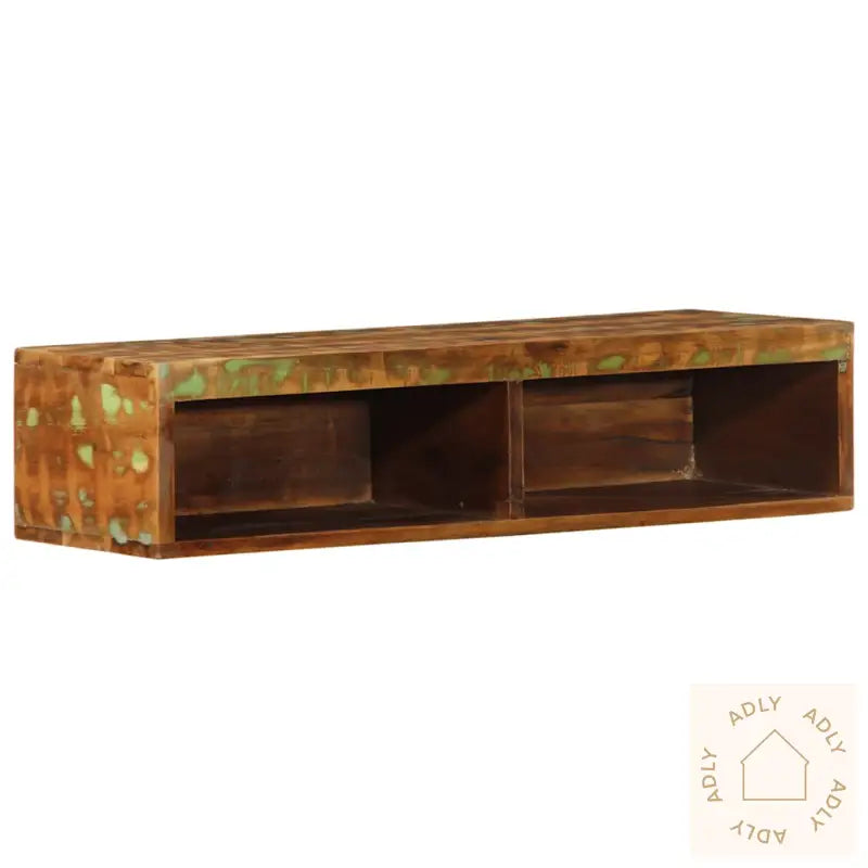 Veggmontert Tv-Benk 80X30X19 Cm Gjenvunnet Heltre