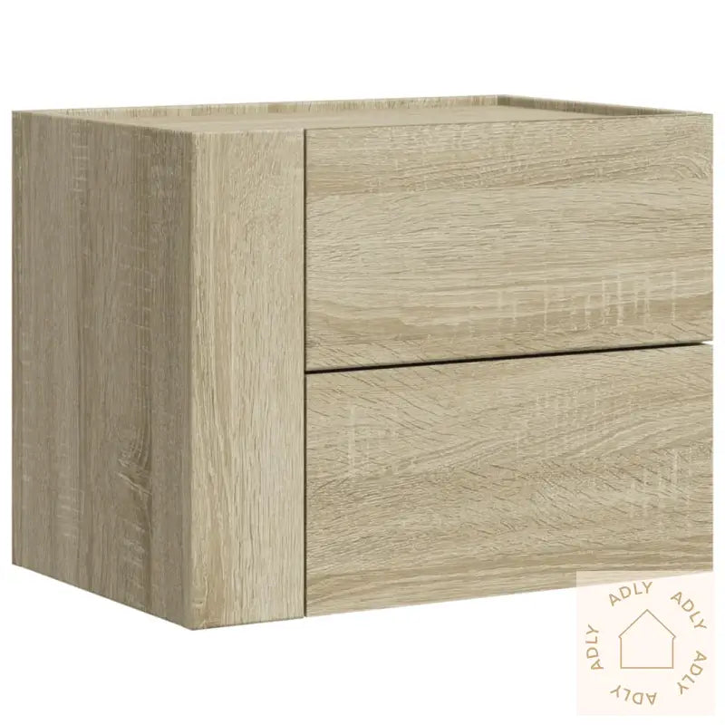 Veggmontert Nattbord Sonoma Eik 45X30X35 Cm
