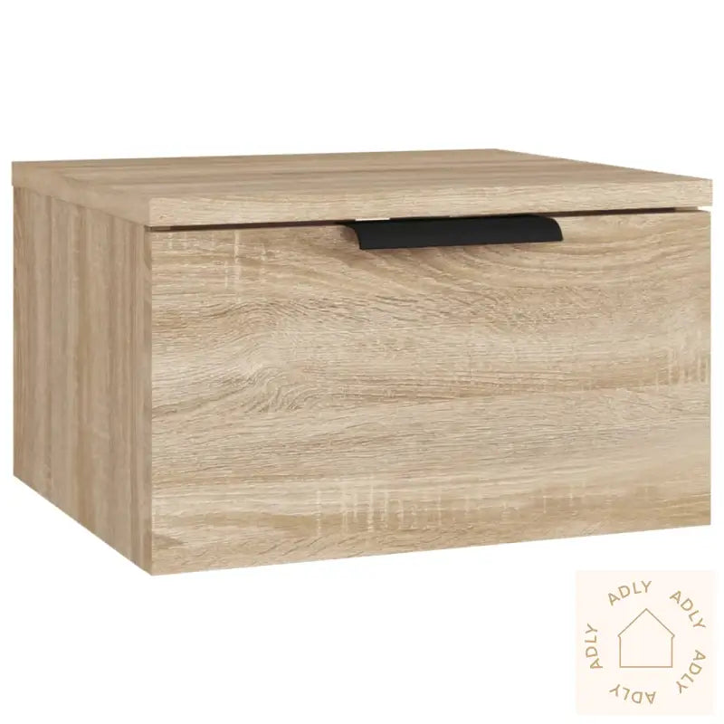 Veggmontert Nattbord Sonoma Eik 34X30X20 Cm